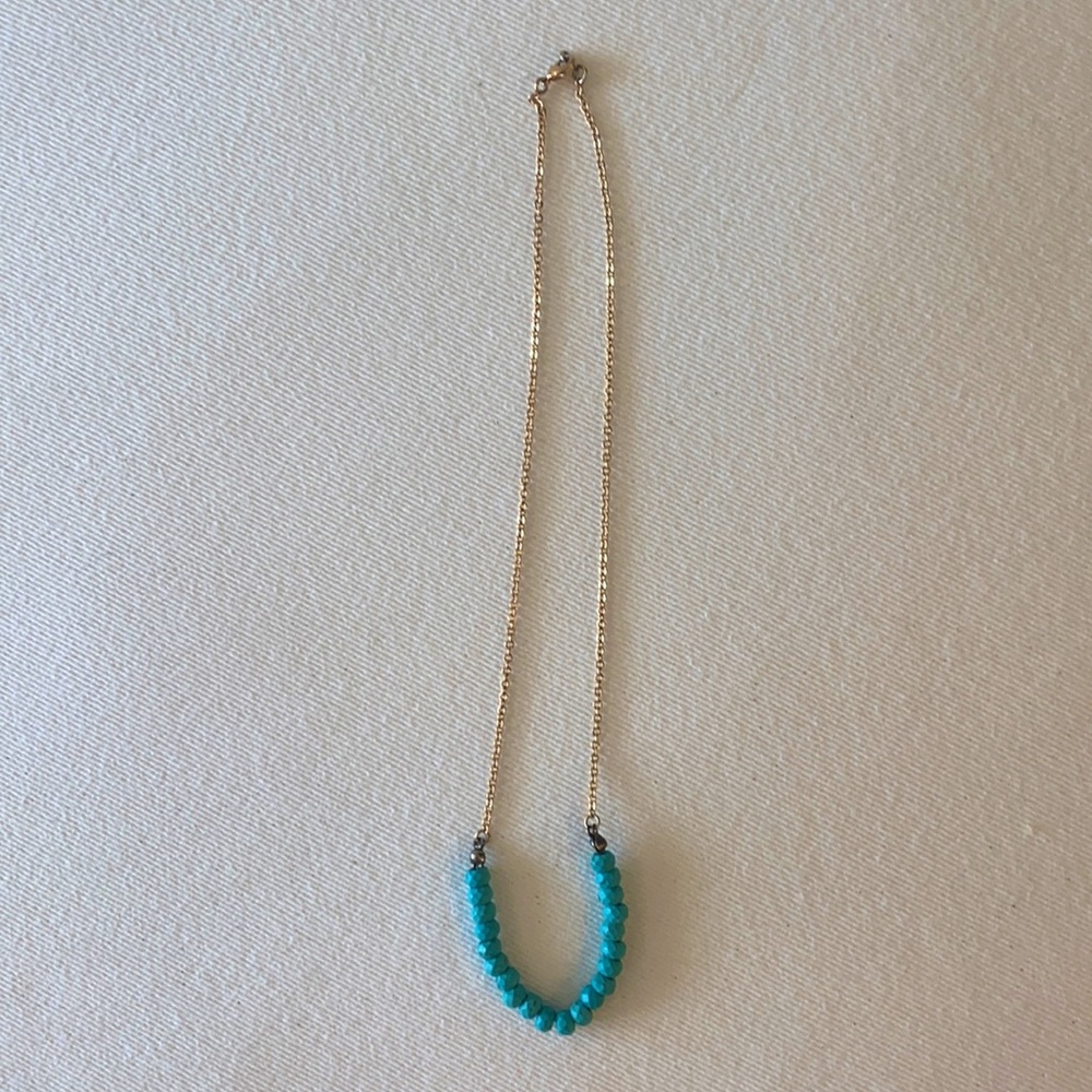 Gold and Turquoise Necklace